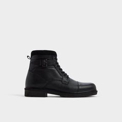 Black Quaid in Black - Lace-up boot | Aldo
