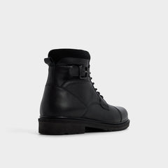 Black Quaid in Black - Lace-up boot | Aldo
