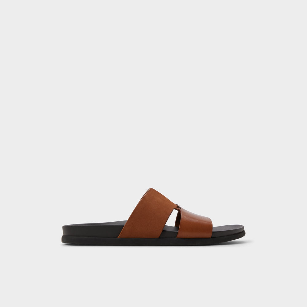 Cognac Marcelo in Cognac - Slide sandal | Aldo