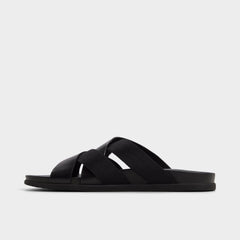 Black Florian in Black - Slide sandal | Aldo