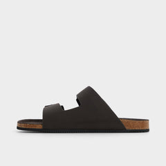 Dark brown Agustin in Dark Brown - Slide sandal | Aldo