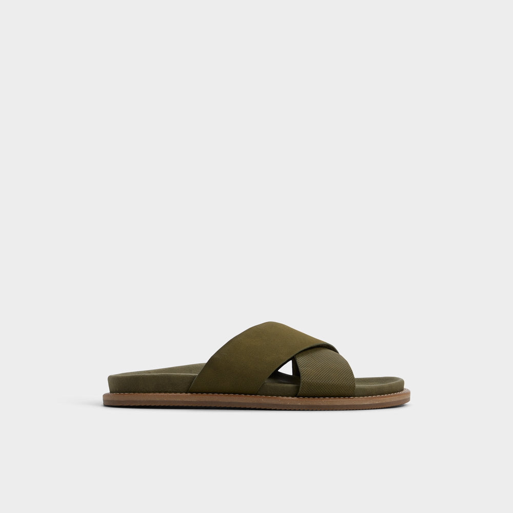Olive Marrin in Olive - Slide sandal | Aldo