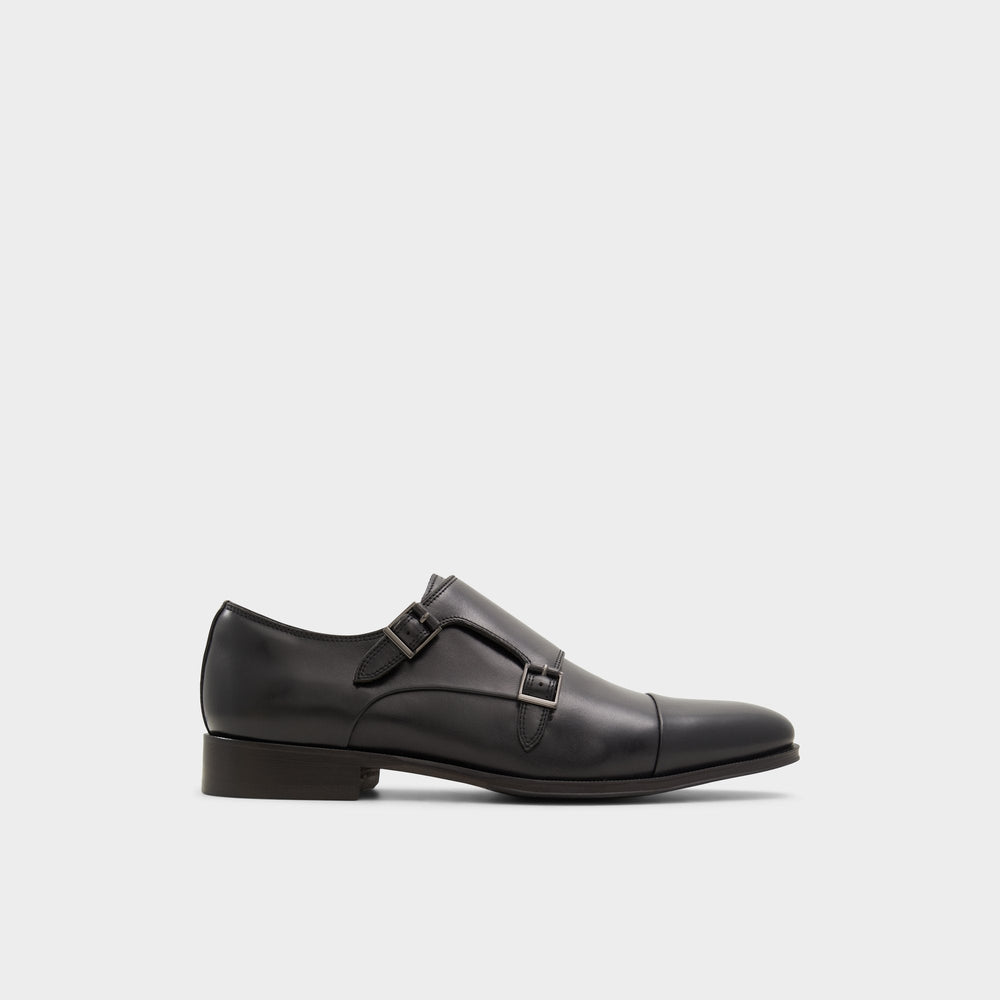 Black Axwell Black Men's Dress Shoes - Monkstrap loafer | Aldo