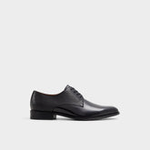 Black Halbart Black Leather Embossed Men's Oxfords & Lace-ups - Oxford shoe | Aldo