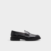 Black Aleris Black Men's Dress Shoes - Loafer, Lug sole | Aldo