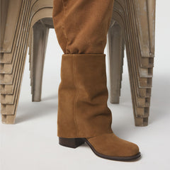 Medium brown Nolya in Medium Brown - Ankle boot, Block heel | Aldo