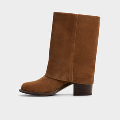 Medium brown Nolya in Medium Brown - Ankle boot, Block heel | Aldo