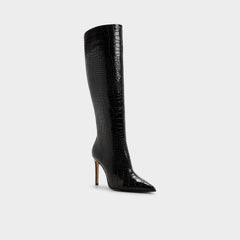 Black Alabrenda - Knee-high boot, Stiletto heel | Aldo