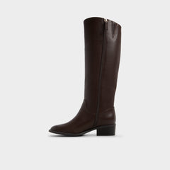 Dark brown Kaydienh in Dark Brown - Knee-high boot, Block heel | Aldo