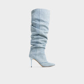 Denim Daroba in Denim - Over-the-knee boot, Stiletto heel | Aldo