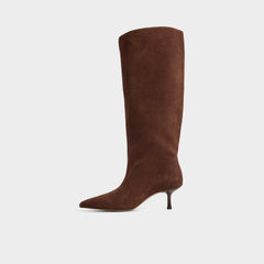 Dark brown Selora in Wc Dark Brown - Knee-high boot, Stiletto heel | Aldo