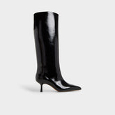 Black Selora Black Women's Tall Boots - Knee-high boot, Stiletto heel | Aldo