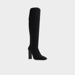 Black Lennora in Black - Knee-high boot, Stiletto heel | Aldo