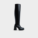 Black Maritza in Black - Over-the-knee boot, Platform | Aldo