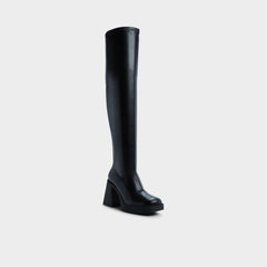 Black Maritza in Black - Over-the-knee boot, Platform | Aldo