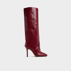 Dark red Aleena in Dark Red - Knee-high boot, Stiletto heel | Aldo