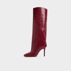 Dark red Aleena in Dark Red - Knee-high boot, Stiletto heel | Aldo