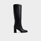 Black Elyze in Black - Knee-high boot, Block heel | Aldo