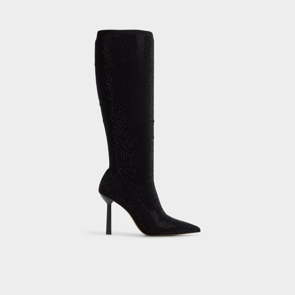 Other black Innez in Other Black - Knee-high boot, Stiletto heel | Aldo