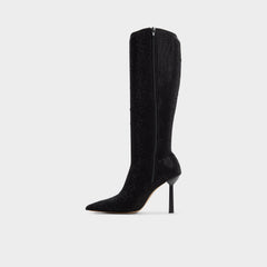 Other black Innez in Other Black - Knee-high boot, Stiletto heel | Aldo