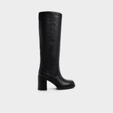 Black Juny in Black - Knee-high boot, Platform | Aldo