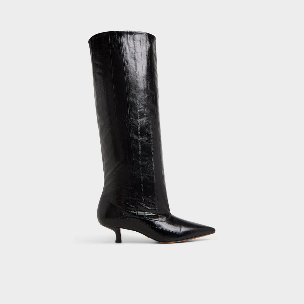 Black Everose in Black - Knee-high boot, Kitten heel | Aldo