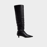 Black Muttsee Black Women's Tall Boots - Over-the-knee boot, Kitten heel | Aldo