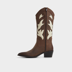 Royal Brown Nebraska Royal Brown Women's Western - Mid-calf western boot | Aldo