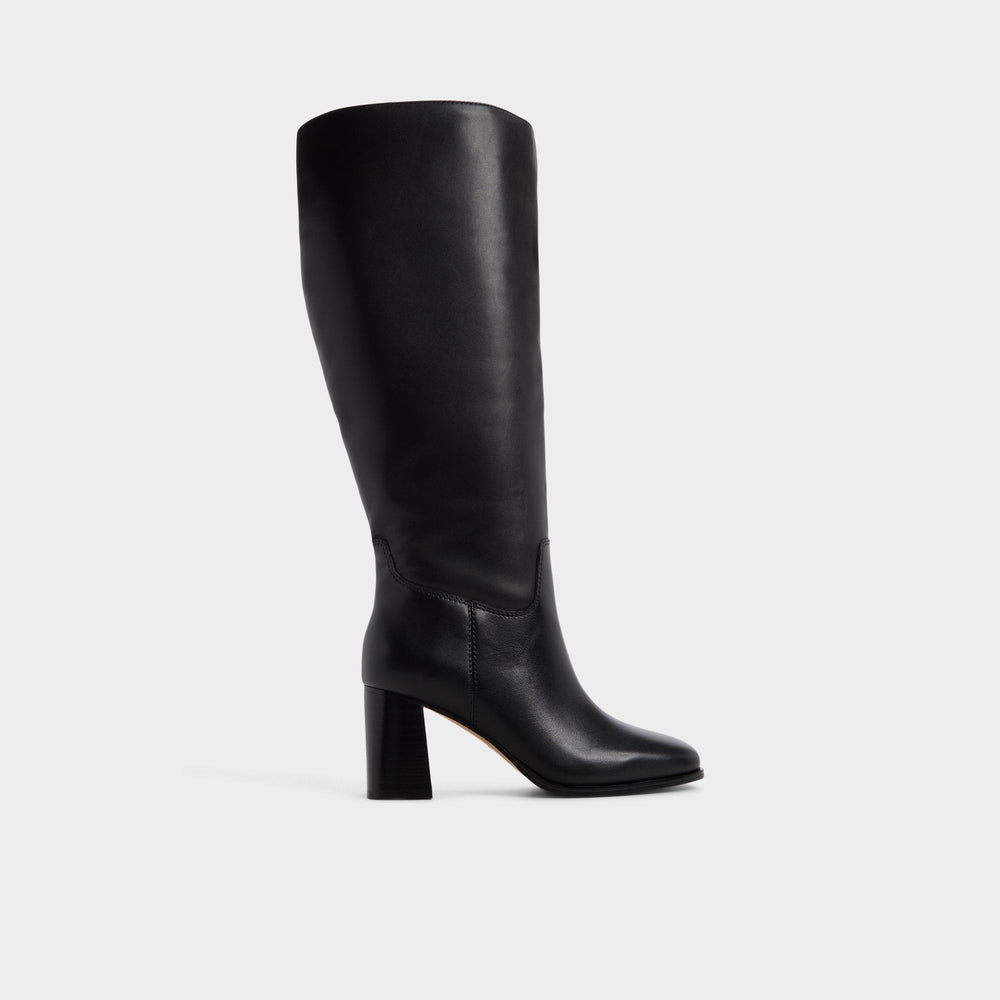 Black Elyze in Wc Black - Knee-high boot, Block heel | Aldo