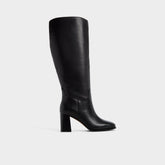 Black Elyze in Wc Black - Knee-high boot, Block heel | Aldo