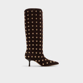 Medium Brown Selora in Medium Brown - Knee-high boot, Stiletto heel | Aldo