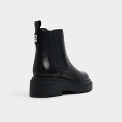 Black Bestina in Black - Chelsea boot, Lug sole | Aldo