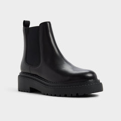 Black Bestina in Black - Chelsea boot, Lug sole | Aldo