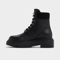 Black Lewellan in Black - Hiking boot, Lug sole | Aldo