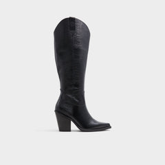Black Nevada-wc Black Women's Western - Western knee-high boot, Black | Aldo