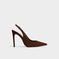 Dark Brown Stessysling in Dark Brown 14163419 - Slingback heel, Stiletto heel | Aldo