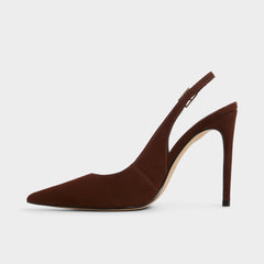 Dark Brown Stessysling in Dark Brown 14163419 - Slingback heel, Stiletto heel | Aldo