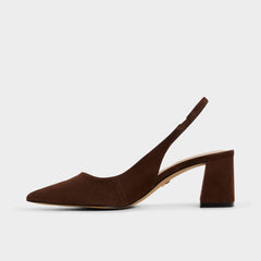 Dark brown Uliana in Dark Brown - Slingback heel, Block heel | Aldo