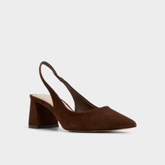 Dark brown Uliana in Dark Brown - Slingback heel, Block heel | Aldo