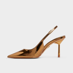 Bronze Seralina in Bronze - Slingback heel, Stiletto heel | Aldo