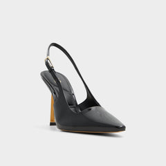Black Marysa Black Women's Slingbacks - Slingback heel, Stiletto heel | Aldo