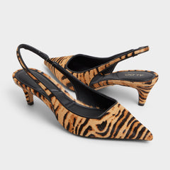 Open Brown Leanah in Open Brown - Slingback heel, Kitten heel | Aldo