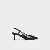 Black Adan in Black - Slingback heel, Kitten heel | Aldo