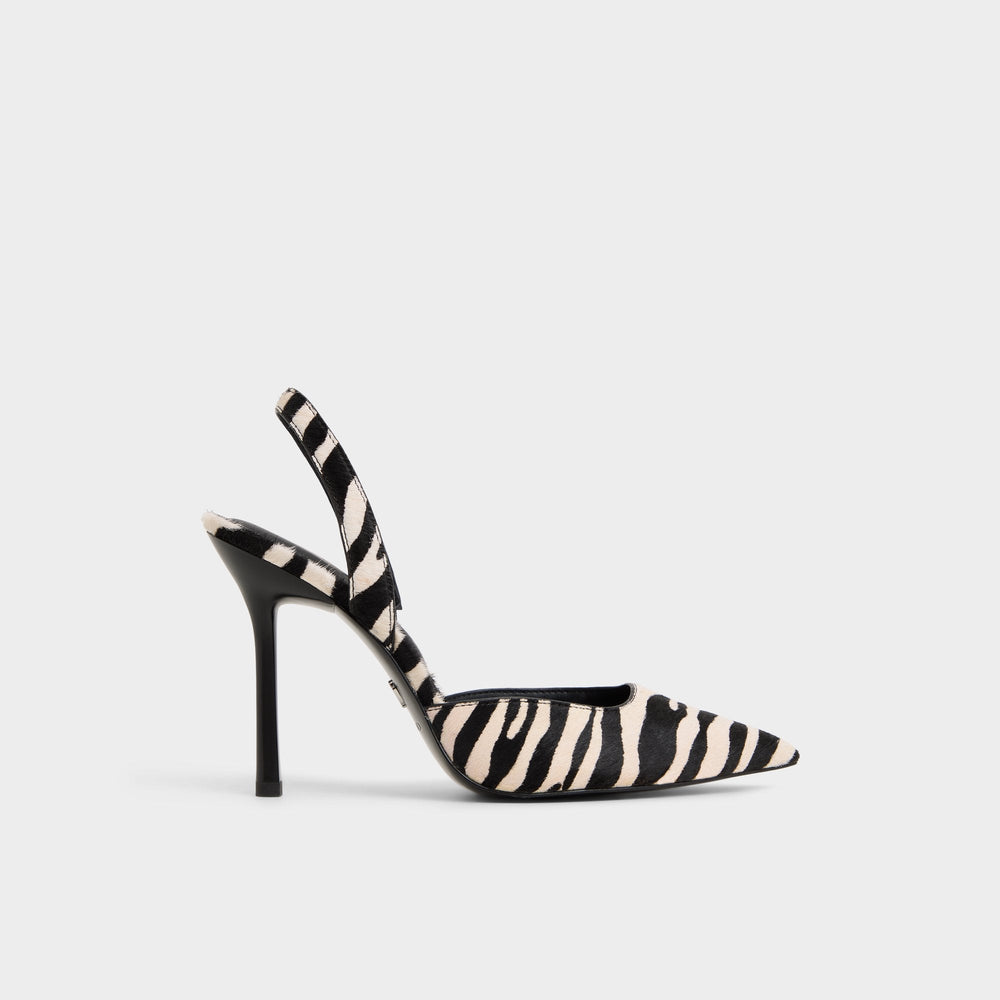 White/Black Berolden White/Black Women's Animal Prints - Slingback heel | Aldo