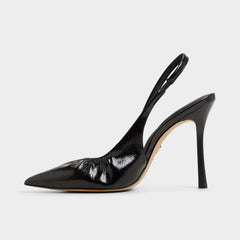 Black Mystie Black Women's Slingbacks - Slingback heel, Stiletto heel | Aldo