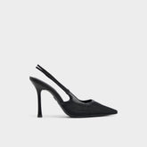 Black Evania Black Women's Slingbacks - Slingback heel | Aldo