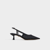 Black Maxina Black Women's Kitten heels - Slingback heel, Kitten heel | Aldo