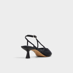 Black Maxina Black Women's Kitten heels - Slingback heel, Kitten heel | Aldo