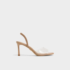 Beige Andyana Beige Women's Strappy sandals - Slingback heeled sandal, Stiletto heel | Aldo