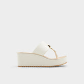 White Penelopy White Women's Wedges - Wedge sandal, Wedge heel | Aldo